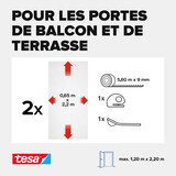 thumbnail of INSECT STOP H&L Fly Screen Premium Doors - portes, moustiquaires avec ruban à crochet, peut être retiré sans laisser de résidus - sans percer