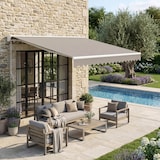 thumbnail of Store banne semi-intégral 2 x 2,50 m en aluminium beige