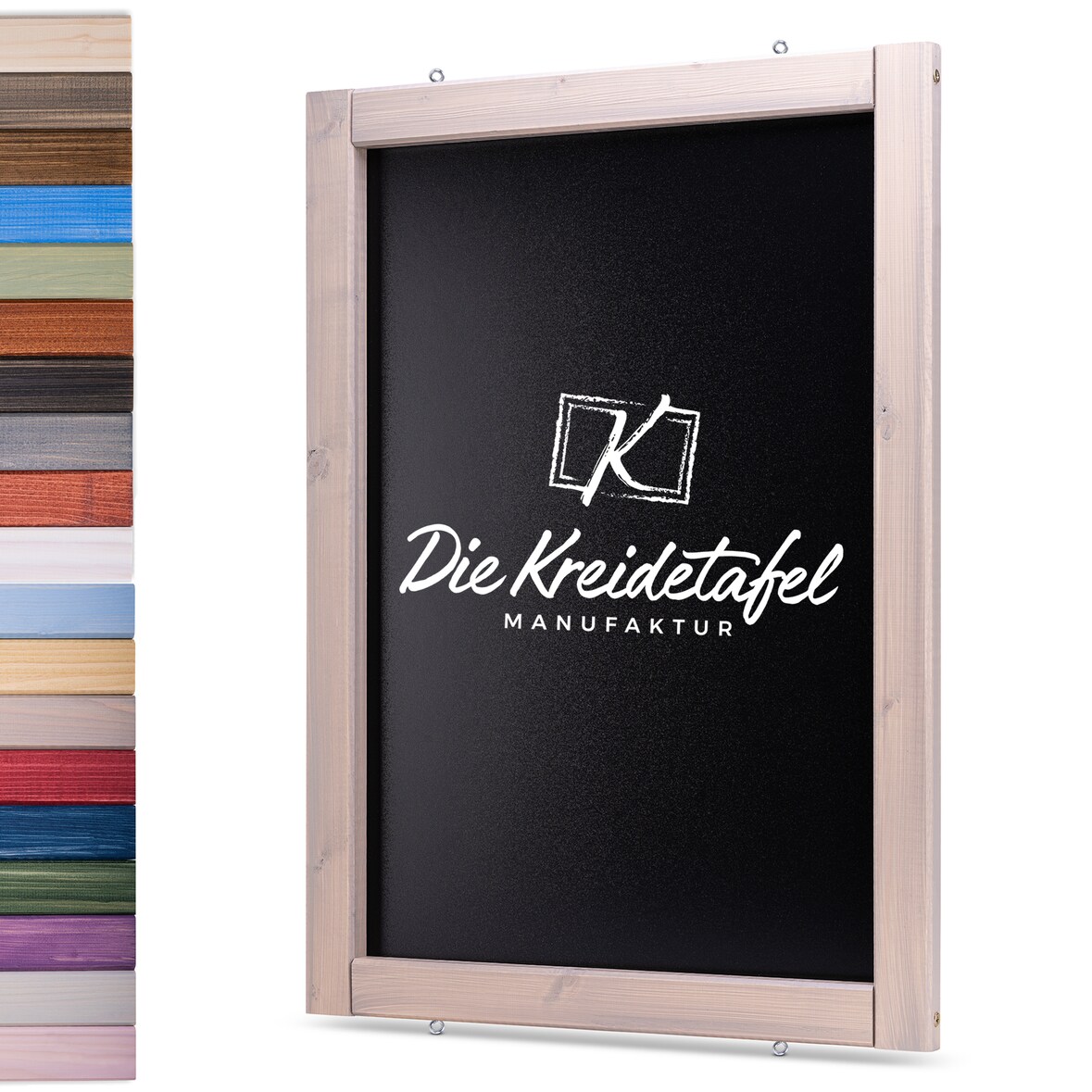 Kreidetafel mit Holzrahmen / Taupe 60x150cm