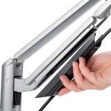 thumbnail of Novus Clu Plus X2 Dual Monitorhalter für TSS Säulen (992+2009+001), silber