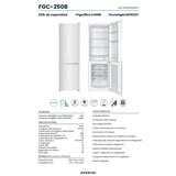 thumbnail of INFINITON Frigorifico Combi FGC-250B, 230 l, 168 cm, LED Interior, E, Ciclico, Blanco