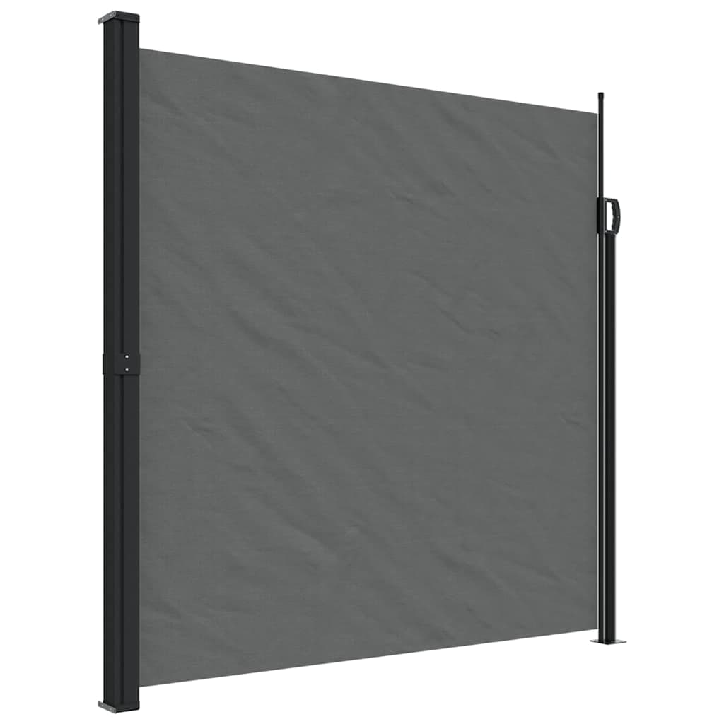 vidaXL Ausziehbare Seitenmarkise Anthrazit 200x300 cm