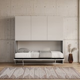 thumbnail of Mobile con letto singolo a scomparsa orizzontale armadi bianco Kando D-VE90SINKCOMDM-BF