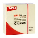 thumbnail of Bloc de 400 notes adhésives 75x75 jaune