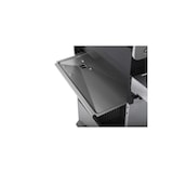 thumbnail of aro Barbecue a gas con 3 bruciatori, acciaio / acciaio inox, 122 x 57 x 114 cm, con tavolini laterali, coperchio con termometro, ruote, argento