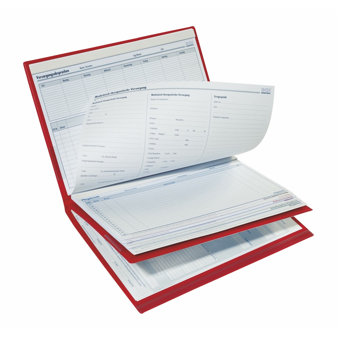 Dokumentenmappe professional line plus 9109-00004-R rot