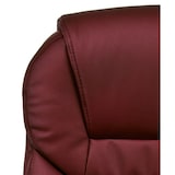 thumbnail of Poltrona ergonomica da ufficio e studio professionale colore bordeaux girevole modello Roger