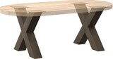 thumbnail of vidaXL Couchtischbeine X-Form 2 Stk. Naturstahl 60x(42-43) cm Stahl