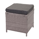 thumbnail of Décoshop26 - Ensemble complet de salon de jardin terrasse balcon véranda en polyrotin gris coussin gris foncé avec tabouret x2 04_0003046