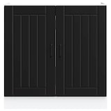thumbnail of vidaXL Spülenunterschrank Lucca Schwarz Holzwerkstoff