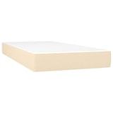 thumbnail of vidaXL Boxspringbett mit Matratze & LED Creme 120x190 cm Stoff