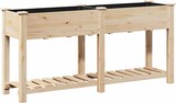 thumbnail of vidaXL Gartenblumentopf Beige 161 x 43 x 76.5 cm Massives Fichtenholz