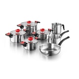 thumbnail of KOPF Topfset Nelo (11-teilig, Edelstahl, Induktion, mit intelligenter Abgießhilfe)
