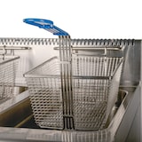 thumbnail of Romux® Friteuse À Gaz Butane Professionnelle 14+14 Litres Double de Table | Friteuse en Acier Inoxydable avec Robinet de Vidange 15000 W