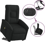 thumbnail of vidaXL Elektrischer Massagesessel mit Aufstehhilfe Schwarz Stoff