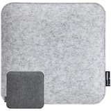 thumbnail of 30mm Filz Sitzkissen Eckig 35x35cm Stuhlkissen Sitzauflage Weich 2-farbig Grau