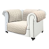 thumbnail of Starlyf Sofa Cover Individual, Sesselhusse, Sesselauflage, wasserabweisend, wendbar braun und beige, 190x170 cm, Sesselbezug