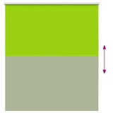 thumbnail of vidaXL Verdunkelungsrollo Grün 135x175cm Stoffbreite 131,6cm Polyester