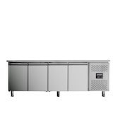 thumbnail of Mesa refrigerada de 4 puertas, acero inoxidable, refrigeración por aire, 85 x 223 x 60 cm, 398 W, 600mm profundidad, EASYLINE, 449L, 10581 Vaiotec