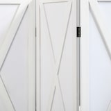 thumbnail of HOMCOM Biombo de 4 Paineis Dobrável 182x170cm Branco