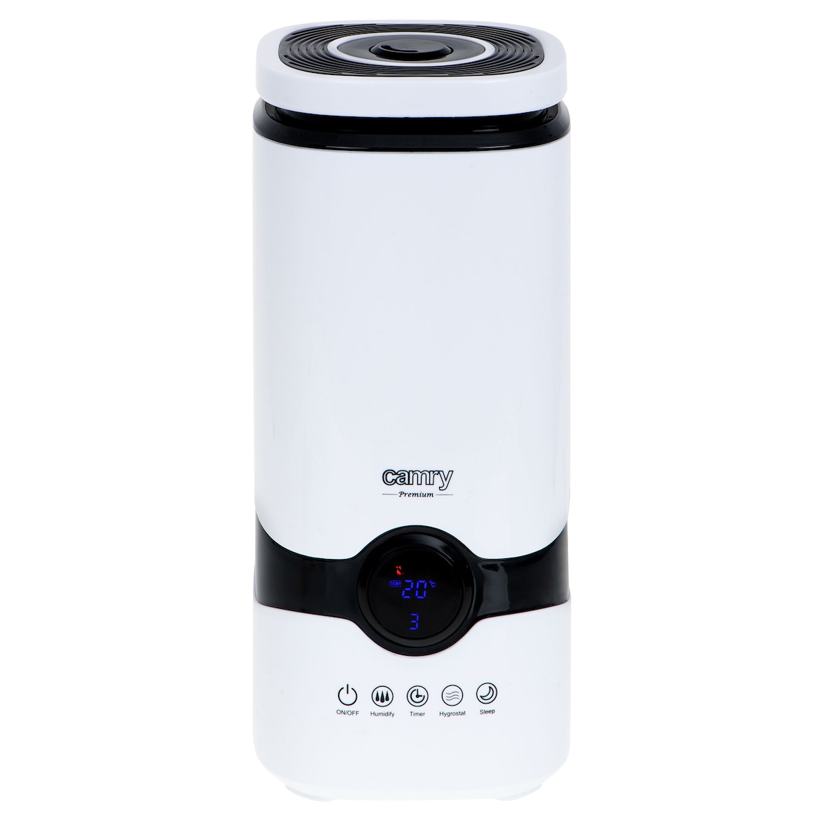 Camry CR7964 Humidificador Utra-sónico 4,2 L, Silencioso, Óleos Essenciais, 300 ml/hr, Branco