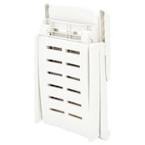 thumbnail of vidaXL Ligbed inklapbaar kunststof wit