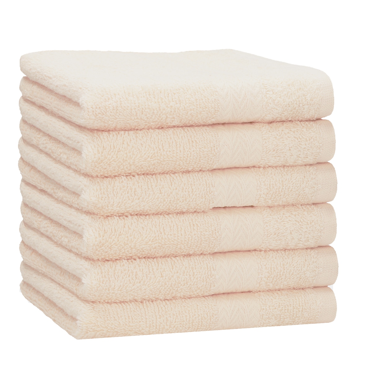 Betz 6er Duschtuch Set Größe 70x140 cm Farbe beige