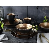 thumbnail of CreaTable Glamour Gold gold Kombiservice 16-tlg Steinzeug