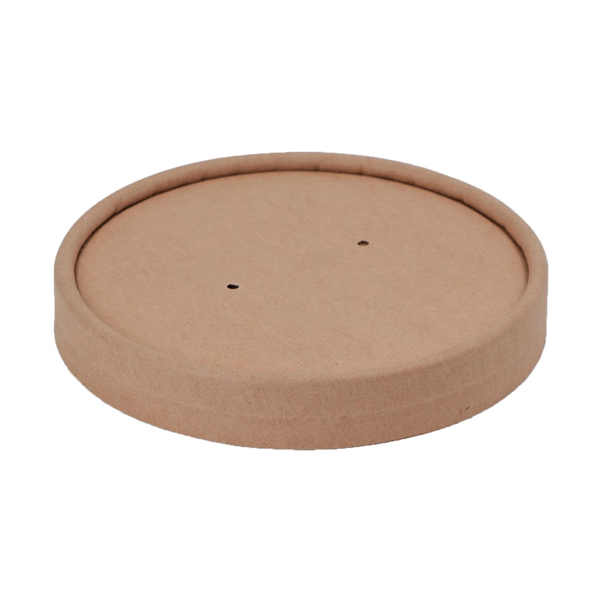 125x Deckel für Suppenbehälter Suppenbecher aus Kraftpapier braun 400ml FSCR