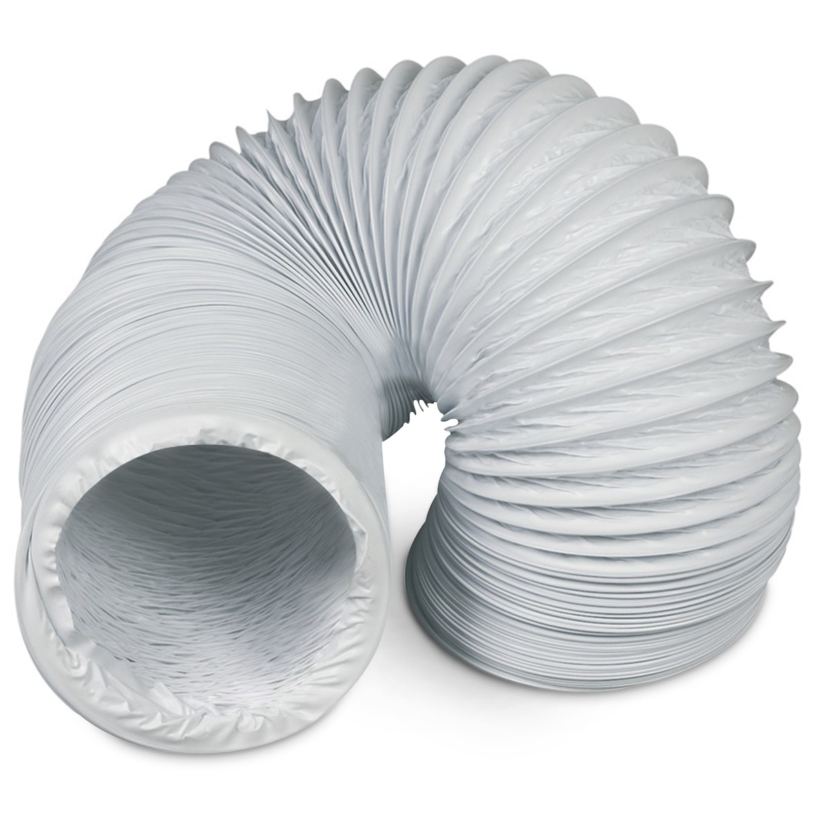 Vioks Abluftschlauch Ø125mm flexibel 3m PVC für Klimaanlage Abzugshaube Trockner