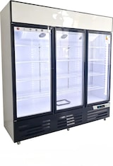 thumbnail of GASFRIT | Kühlvitrine mit 3 Türen und 1400 Litern | Getränkekühlschrank – 1800 × 570 × 1980 mm