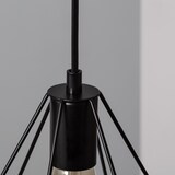 thumbnail of efectoLED Lámpara Colgante Metal Sardo Negro