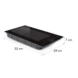 thumbnail of Delicatessa Slim Domino Induktionskochfeld 3500W Timer schwarz Schwarzes Glas