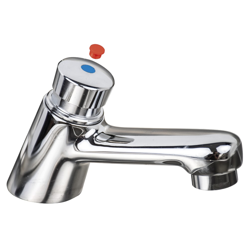 Robinet temporisé 1 eau pour évier 1/2''