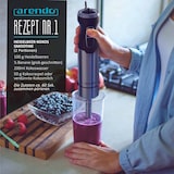thumbnail of Arendo Edelstahl Pürierstab mit Messbecher Handmixer - Stabmixer - stufenlose Regelung