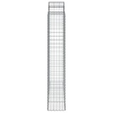 thumbnail of vidaXL Gabionen mit Hochbogen 4 Stk. 200x50x220/240cm Verzinktes Eisen