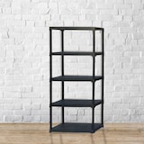 thumbnail of ArtPlast - Set di 2 scaffali modulari con 4 altezze in polipropilene 60x30x133 cm in colore nero - Collezione Tempo