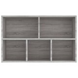thumbnail of vidaXL Boekenkast/dressoir 50x25x80 cm bewerkt hout sonoma grijs