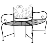 thumbnail of vidaXL Boombank 150 cm zwart staal