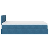 thumbnail of vidaXL Ottoman-Bett mit Matratze Dunkelblau 120x200 cm Samt