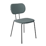 thumbnail of Lot de 2 chaises design en acier et bois vert foncé - Oviala