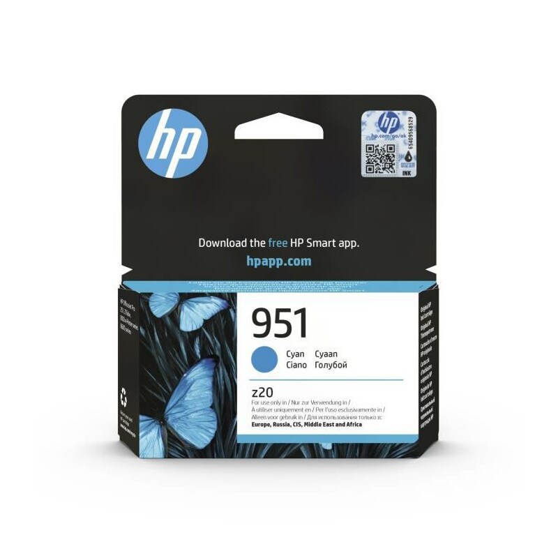 HP Inc. CN050AE HP 951      Cyan    Officejet   Tintenpatrone 8,5ml