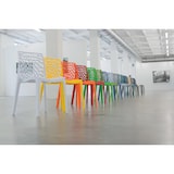 thumbnail of Sedia Gruvyer verde anice lucida  in polipropilene di altissima qualità , impilabile . Marchio Grandsoleil. 52x51x81