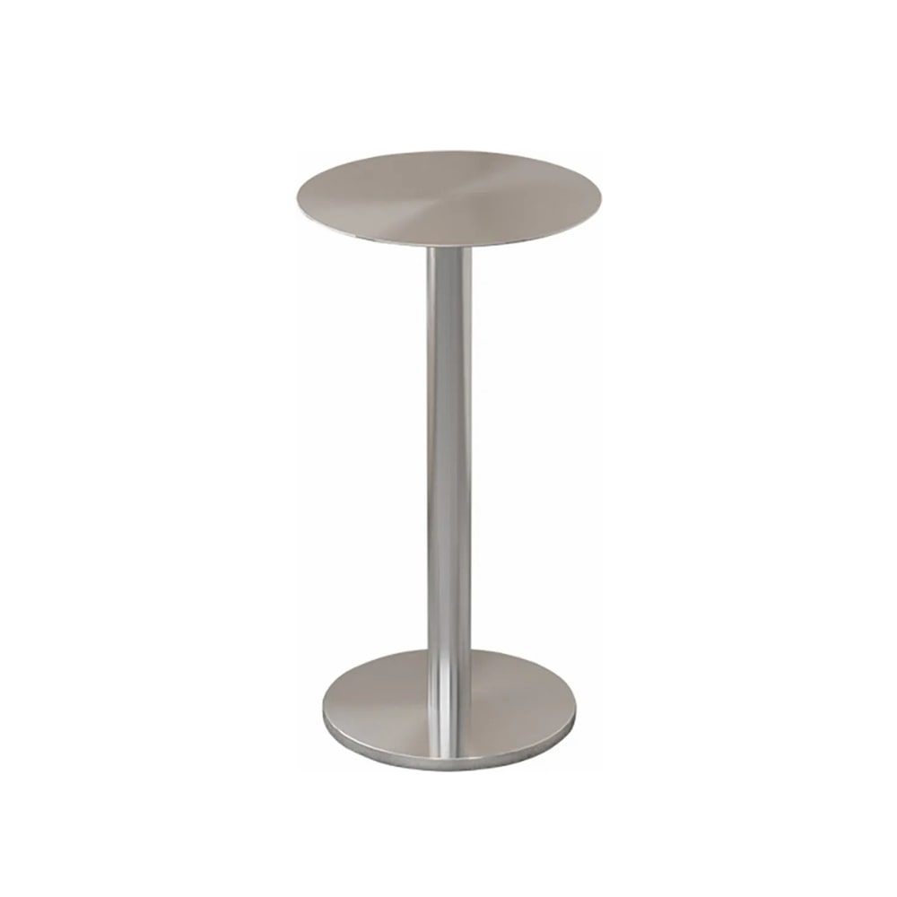 Gastronomiemöbel Edelstahl Bar Cafe Gewerblicher Tisch Bistrotisch runder Tisch 40x75cm【BXG-BY40】