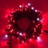 thumbnail of Guirlande Lumineuse IP67 20M 200 MaxiLED rouge et blanc froid scintillant 230V câble vert professionnelle Lotti