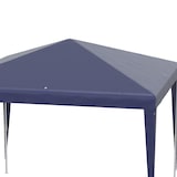 thumbnail of Outsunny carpa desmontable 3x3 m cenador pabellón de jardín con 4 orificios de drenaje y marco de metal gazebo para terraza patio exterior camping