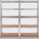 thumbnail of Monzana 2x Schwerlastregal 180x90x60cm 875kg 5 MDF-Platten