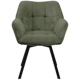 thumbnail of Esszimmerstuhl Jordi Cord grün