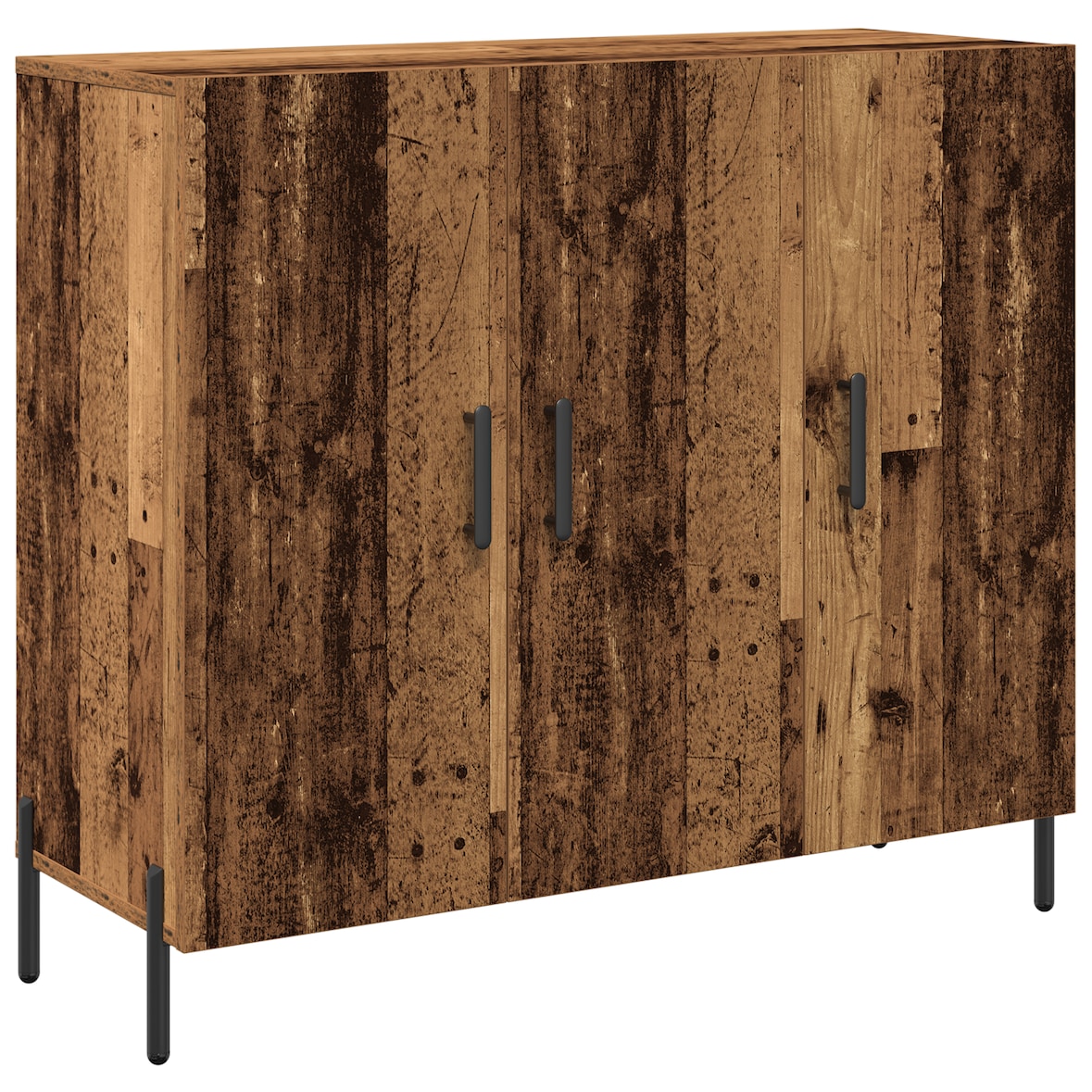 vidaXL Sideboard aus Altholz 90x34x80 cm