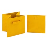 thumbnail of Aufbewahrungsboxen 26x26x26 cm faltbar Faltbox 6er Pack Aufbewahrungskiste quadratisch : gelb